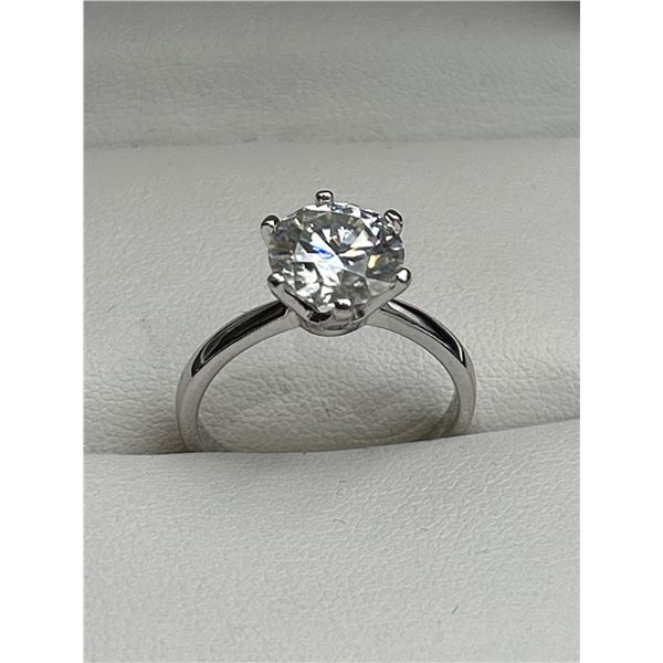 $1710 APPRAISED 3.00 CARAT BRILLIANT CUT SOLITAIRE RING