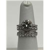 Image 4 : $1580 APPRAISED 2.00 CARAT WEDDING RING SET