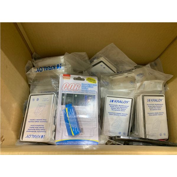 Lot of Electrical Outlet Weatherproof Covers and Accessories