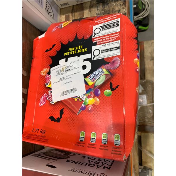 Fun Size Candy Pack – 155 Pieces, 1.71kg