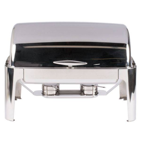 Rectangular Roll Top Chafing Dish Stainless Steel 9L Capacity
