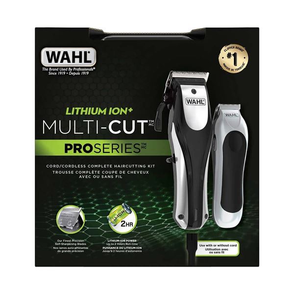 Wahl Lithium Ion Multi-Cut Pro Series Hair Clipper and Trimmer Set