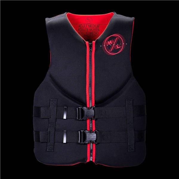 Hyperlite Wake Co. Life Jacket with Two Buckle and Zipper Closure in Size L