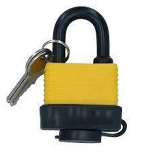ShowMaster 2-Pack 1-1/2 Inch Laminated Steel Padlocks – Lot of 2 – 4 Units Total
