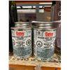 Image 2 : Oatey Medium Grey One Step PVC Cement (8 Cans)