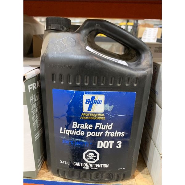 2 x 3.78L Sonic Professional DOT 3 Brake Fluid for Automotive Use