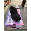 Image 2 : Skechers Women’s Black Memory Foam Slip-On Clogs, Size 8