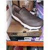 Image 2 : Skechers Swift Fit Chocolate Slip-On Shoes, Memory Foam, Size 10