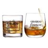 Image 1 : Engagement Glass Set for Couples – Wine and Whiskey Glass