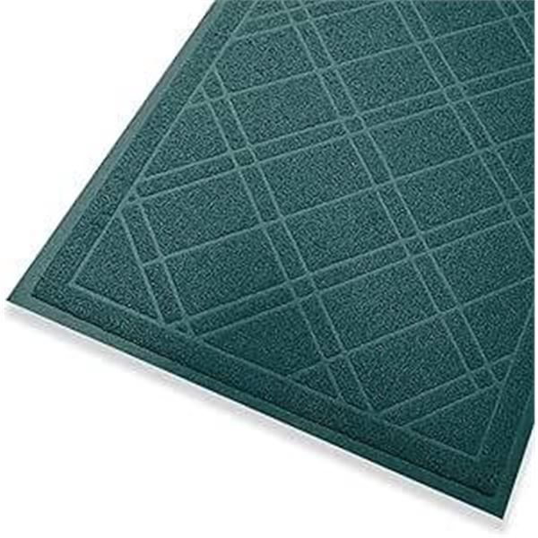 SlipToGrip Door Mat 42 x 35 Inches Waterproof And Washable GREEN