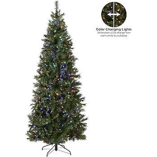 Artificial Christmas Tree, 2.2 m / 7.5 ft, Metal Stand Included