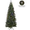 Image 1 : Artificial Christmas Tree, 2.2 m / 7.5 ft, Metal Stand Included