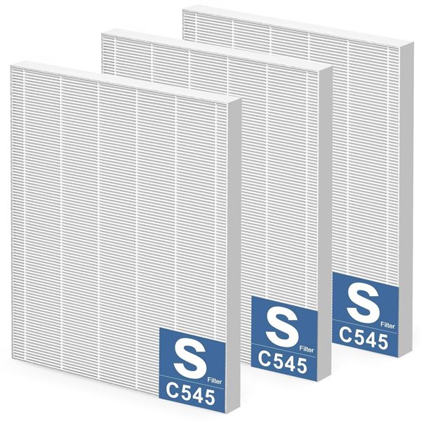 Winix Replacement Filter S for Air Purifiers, Three-Piece Set