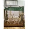 Image 2 : Deer Family With Trees Six-Piece Decorative Set