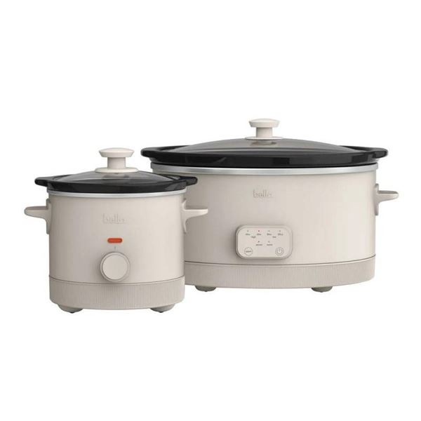 Bella Double-Duty Duo Slow Cooker Set – Model 5311, 2-Piece Set