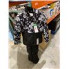 Image 2 : XMTN 2-Piece Snow Suit Set, Size 14, Black with Floral Print