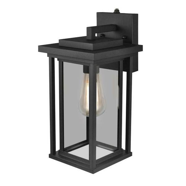 Good Earth Lighting Outdoor LED Wall Lantern with Vintage Style Bulb