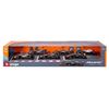 Image 1 : Bburago Formula Racing 1:43 Diecast Set Featuring Multiple Cars