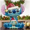 Image 1 : Disney Stitch Santa Figurine With Scrump Holiday Decor