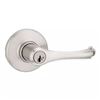 Image 1 : Kwikset SmartKey Lever Lockset with Satin Nickel Finish