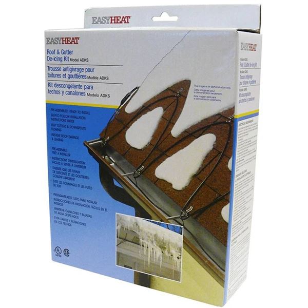 Roof and Gutter De-Icing Kit Model ADKS
