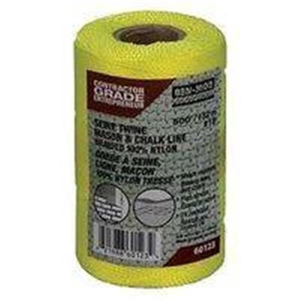 Ben-Mor Contractor Grade Mason Twine and Chalk Line, 500 ft/152 m, Nylon (#18)