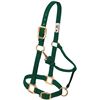 Image 1 : Weaver Ultimate Adjustable Small Horse Halter, Green Nylon
