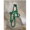 Image 2 : Weaver Ultimate Adjustable Small Horse Halter, Green Nylon