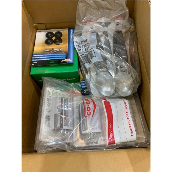 Miscellaneous Household Items Including LED Bulbs and Kitchenware