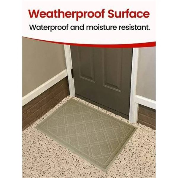 SlipToGrip 35 x 23 Inch Waterproof and Moisture-Resistant Door Mat Lot of 2