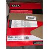Image 2 : Task Premium Aluminum Oxide Sandpaper, Medium Grit, 100 Sheets