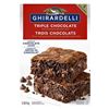 Image 1 : Ghirardelli Triple Chocolate Premium Brownie Mix, 2.83 Kg