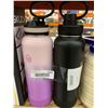 Image 2 : ThermoFlask 40 Oz Insulated Stainless Steel Water Bottles, Black and Pink