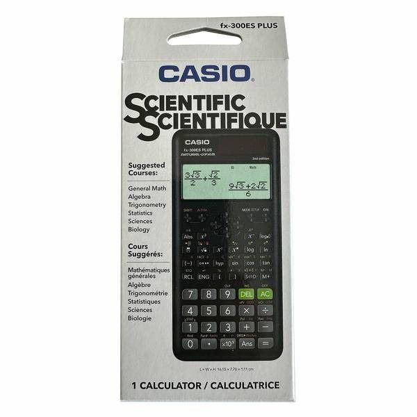 Casio fx-300ES Plus Scientific Calculator, Two-Way Power