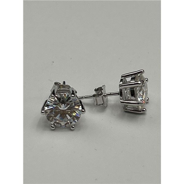 $2020 APPRAISED 4.00 CARAT STUD EARRING SET