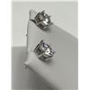 Image 2 : $2020 APPRAISED 4.00 CARAT STUD EARRING SET