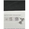 Image 6 : $2020 APPRAISED 4.00 CARAT STUD EARRING SET