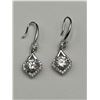 Image 3 : $1350 APPRAISED 2.00 CARAT MOISSANITE DROP EARRINGS