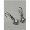 Image 4 : $1350 APPRAISED 2.00 CARAT MOISSANITE DROP EARRINGS