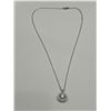 Image 2 : $1070 APPRAISED 1.00 CARAT MOISSANITE PENDANT & CHAIN SET