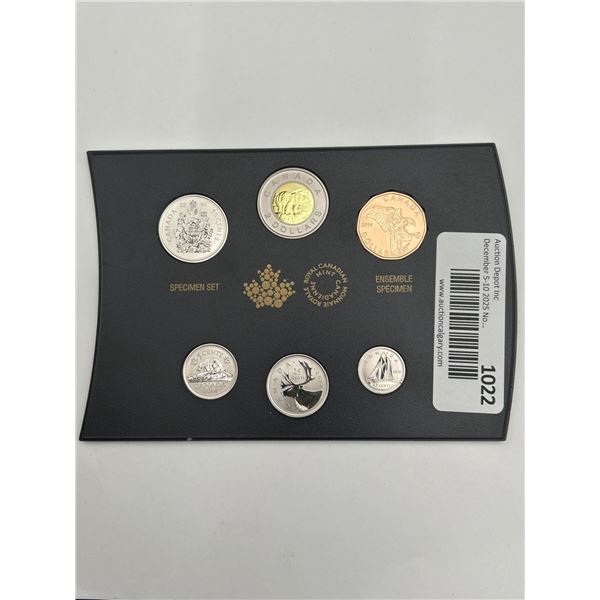 Royal Canada Mint 2014 specimen Coin Set