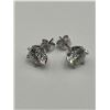 Image 3 : $2020 APPRAISED 4.00 CARAT SOLITAIRE STUD EARRINGS