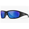 Image 2 : WX BOSS Matte Black Frame With Captivate Polarized Black Mirror Lenses
