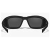 Image 3 : WX BOSS Matte Black Frame With Captivate Polarized Black Mirror Lenses