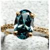 Image 3 : $3000, 10K(1.22g), LAB BLUE DIAMOND (1.1+0.05ct)RING, size 6.5, appraised value $3000