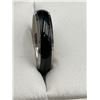 Image 4 : Men’s Black and Silver-Tone Tungsten Carbide Ring size 10