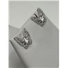 Image 2 : $1200 APPRAISED 2.00 CARAT BUTTERFLY EARRING SET
