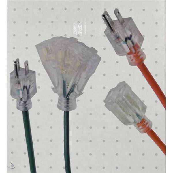 Homebase Indoor/Outdoor Extension Cord 3-Pack, 16 Gauge, 25 ft