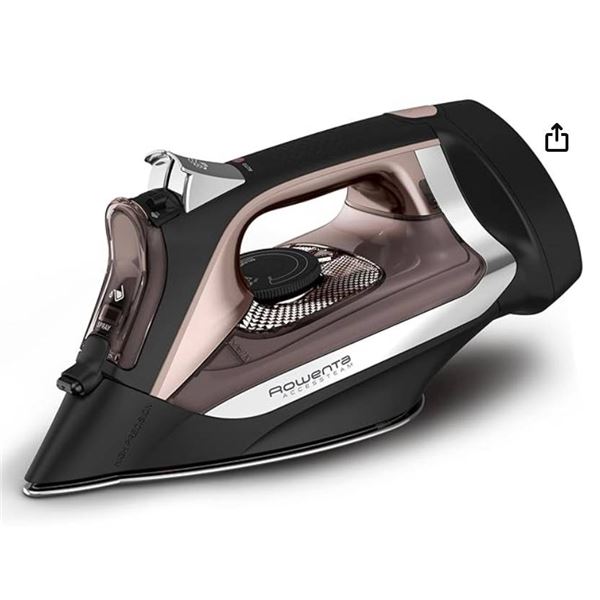 Rowenta, Access Stainless Steel Soleplate Steam Iron with Retractable Cord,