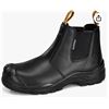 Image 1 : SAFETOE Safety Boots for Men Waterproof Work Boots Cow Leather Slip On Chelsea Composite Toe Cap Wor